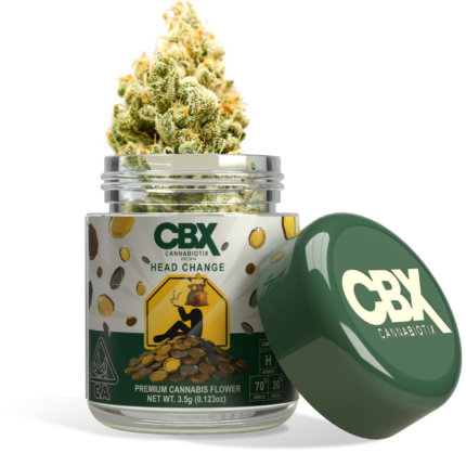 CBX 3.5g Head Change premium indoor flower jar