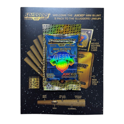 Sluggers Hit Mini Blunts 5 pack 0.7g infused mini blunts