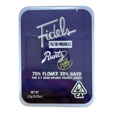 Fidels 70/30 Runtz Fidel Cut 5 pack hash infused mini prerolls