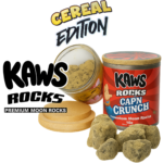 Kaws Moonrocks Cereal Edition 1oz jar triple infused flower nuggets